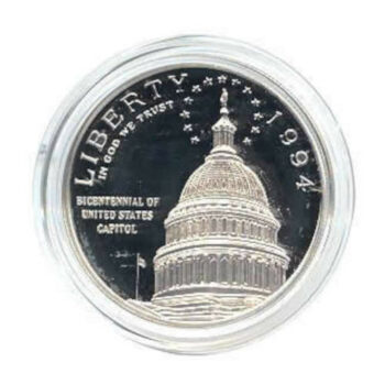 1994 U.S. Capitol Bicentennial Proof Silver Dollar