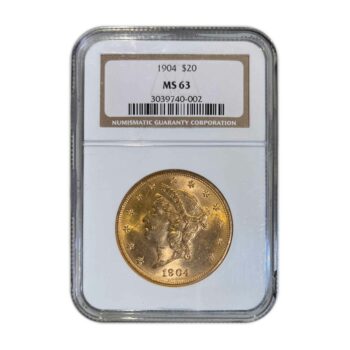 1904 $20 Gold Liberty