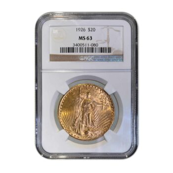 1926 $20 Gold St. Gaudens
