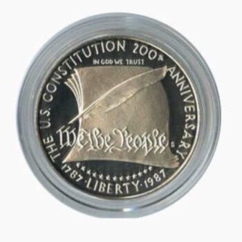 1987-S Constitution Proof Silver Dollar