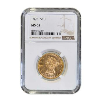 1893 $10 Gold Liberty