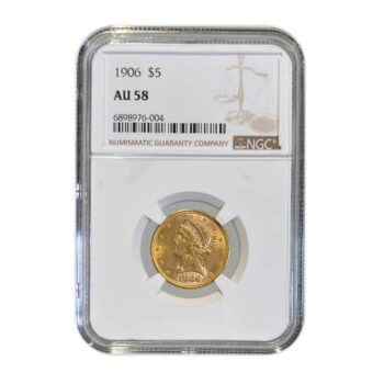 1906 $5 Gold Liberty