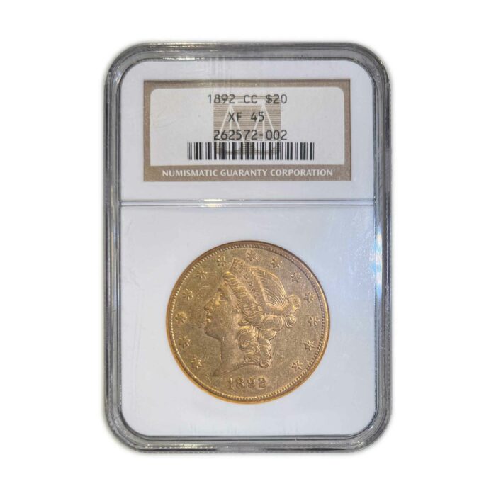 1892 CC $20 Gold Liberty
