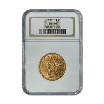 1882 $10 Gold Liberty