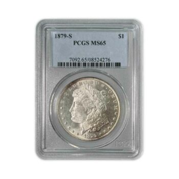 1879 S Morgan PCGS MS65