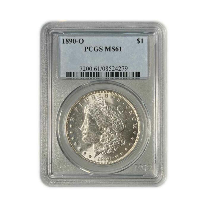 1890 O Morgan PCGS MS61