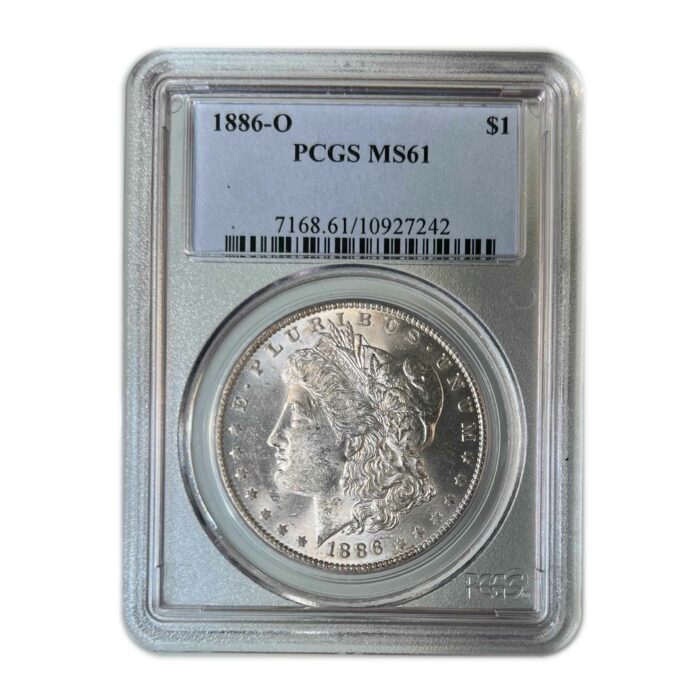 1886 O Morgan PCGS MS61